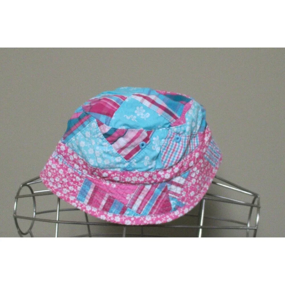 Girl's Gymboree 18 24 month patchwork patterns  floppy hat